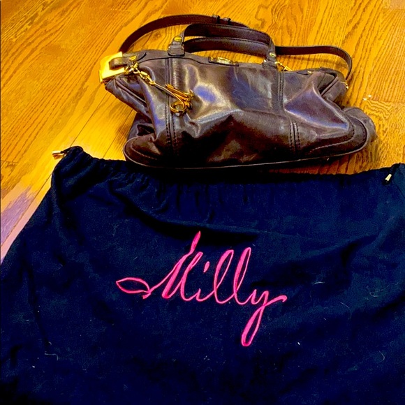 Milly designer Handbag w/ detachable long strap - Picture 10 of 10